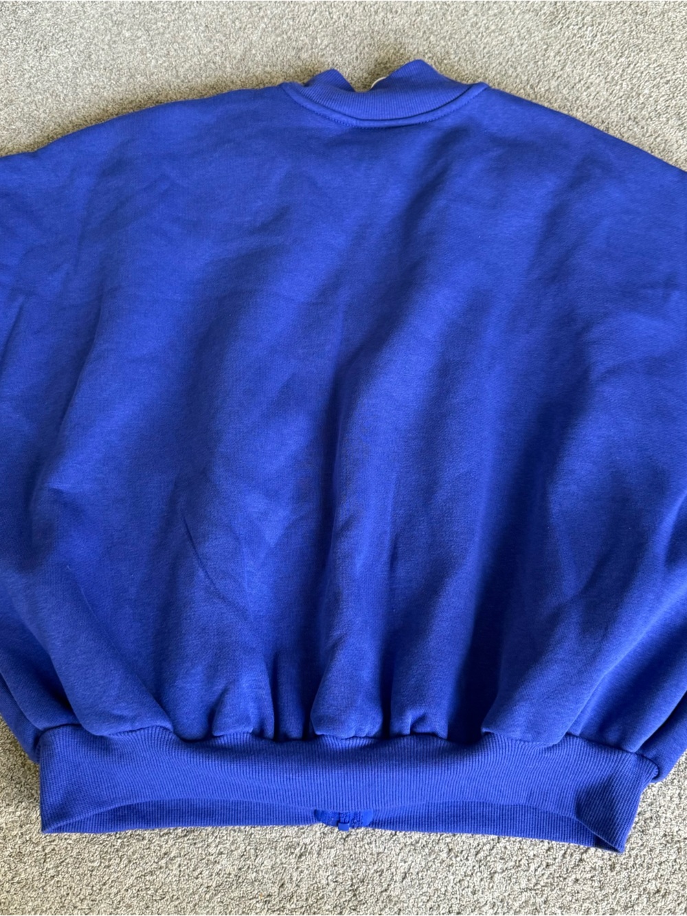 Blogilates Royal Blue Marshmallow Bomber Jacket - Full Zip Comfort - Picture 8 of 8